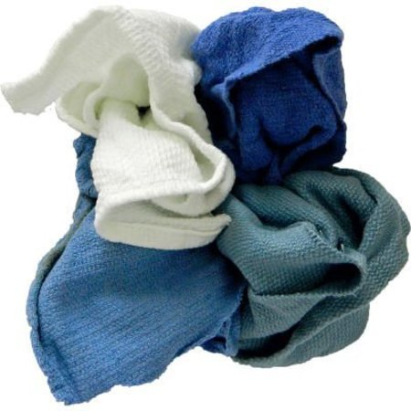 R & R TEXTILE MILLS INC Pro-Clean Basics Sanitized Anti-Bacterial Woven Wiping Cloth Rags, Assorted Colors, 10 lbs. - 99832 99832